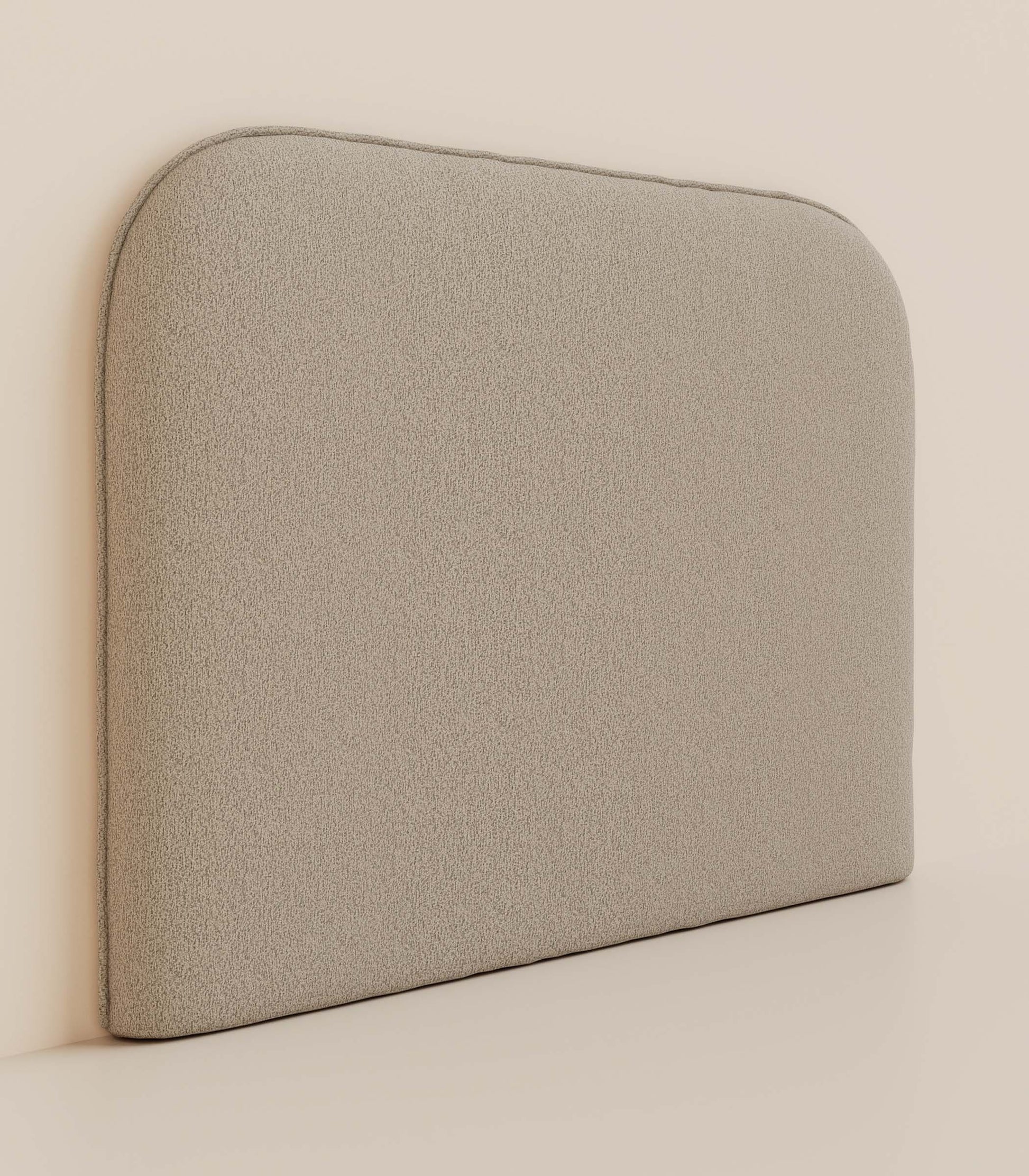 Tête de lit galbée Tête de lit Galbée - Greige velouté