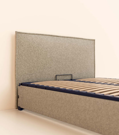 Lit coffre Gris-Standard