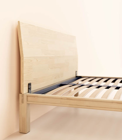 Lit en bois Bois clair-Standard