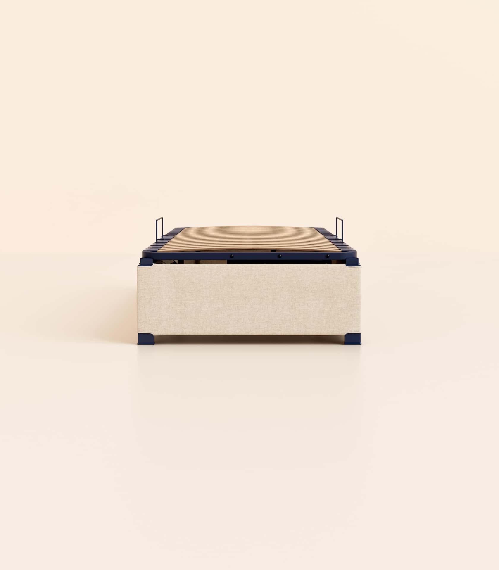 Lit coffre enfant Beige-Standard