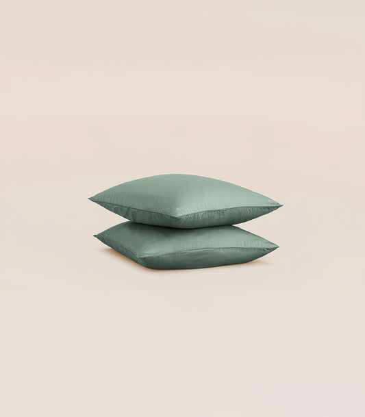 Taies d'oreiller en satin de coton