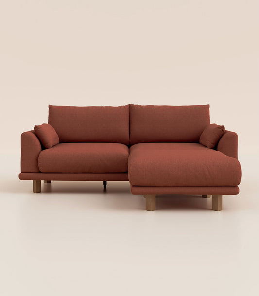 #fr#Terracotta|4 places|Pieds carrés - Bois foncé