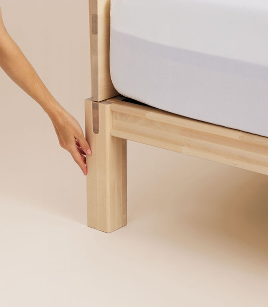 Sommier en bois - Bois foncé