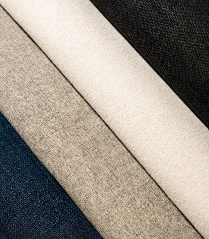Lit tapissier Bleu-Bibloc-Pieds Hêtre clair