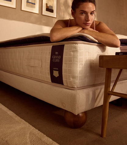 Sommier boxspring Sommier boxspring - Velours Sahara
