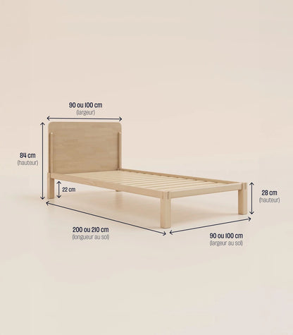 Lit en bois enfant Lit en bois enfant - Blanc