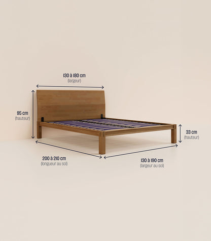 Lit en bois Lit en bois - Bois clair