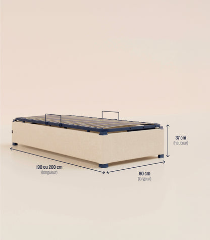 Lit coffre enfant Lit coffre enfant - Beige
