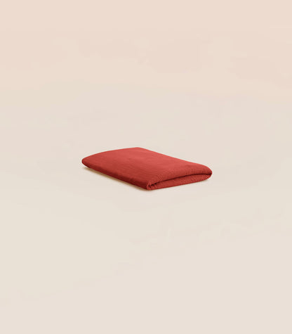 Drap housse en gaze de coton Drap housse en gaze de coton - Orange corail