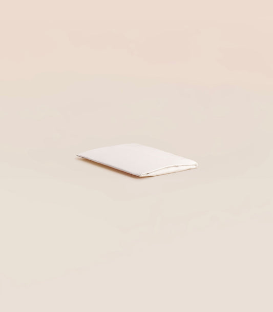 Drap housse en satin de coton - Blanc grand frais