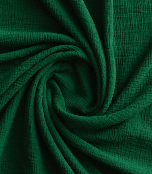 Housse de couette en gaze de coton - Vert romarin