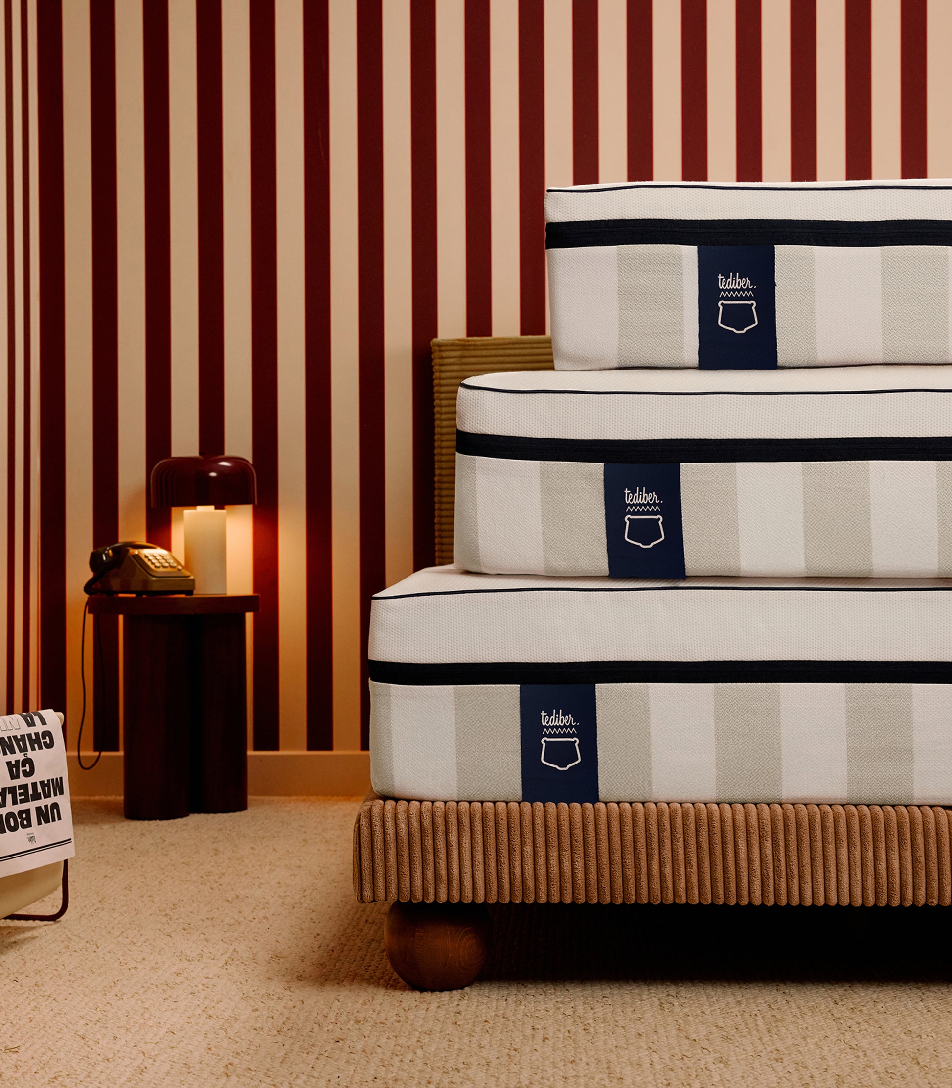 Pack lit 1 place Hybride Matelas Hybride-Hybride-Sommier coffre-Gris