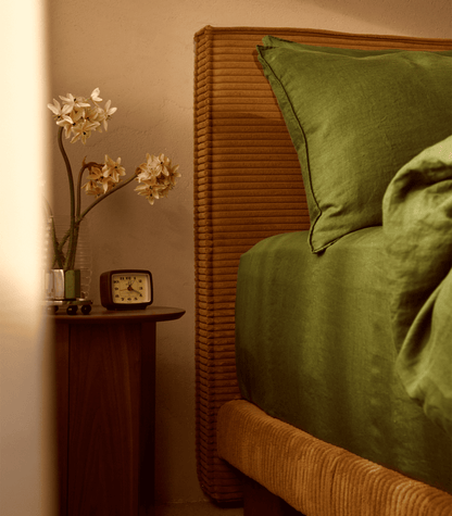 Lit boxspring Lit boxspring - Velours Havane