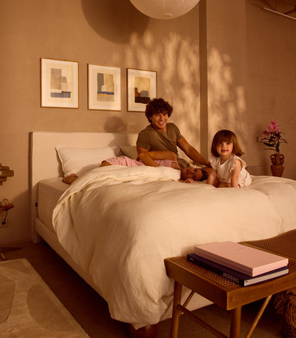 Lit boxspring Lit boxspring - Velours Havane