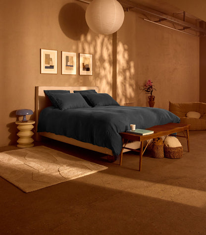 Lit boxspring Lit boxspring - Velours Havane