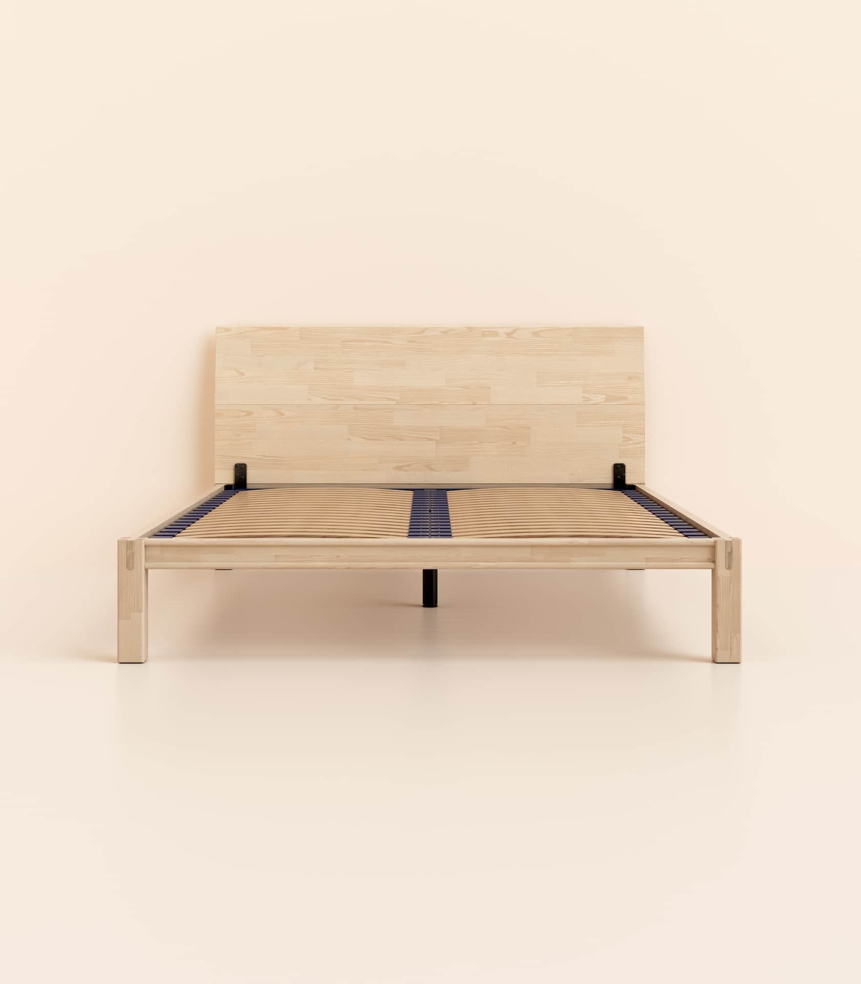 Lit en bois Bois clair-Standard