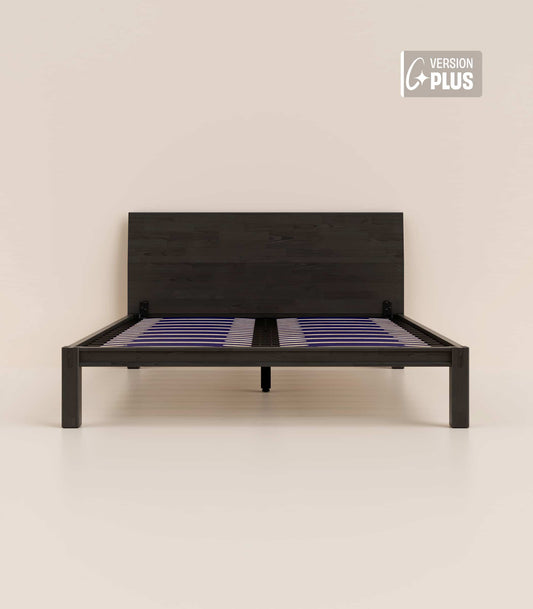 Lit en bois - Bois noir