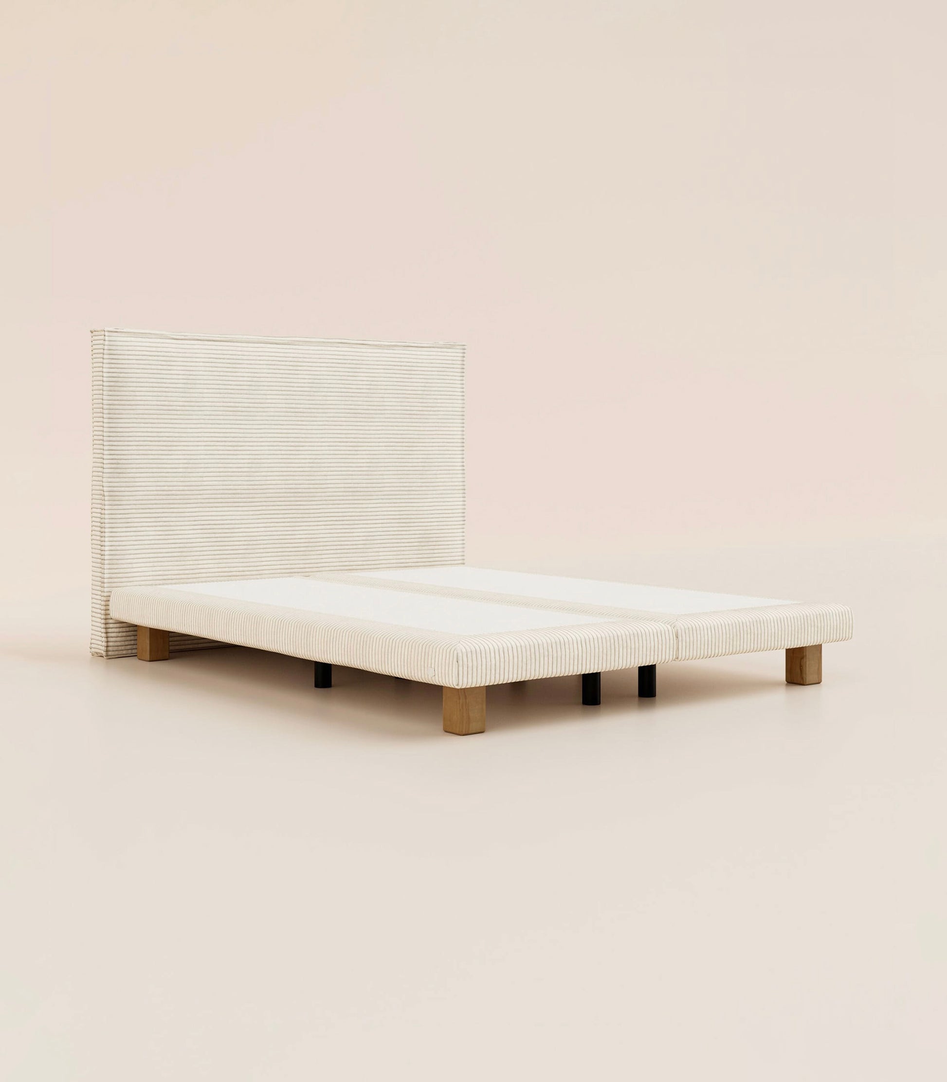 Lit boxspring Velours Sahara-Lit Céleste - Carrée