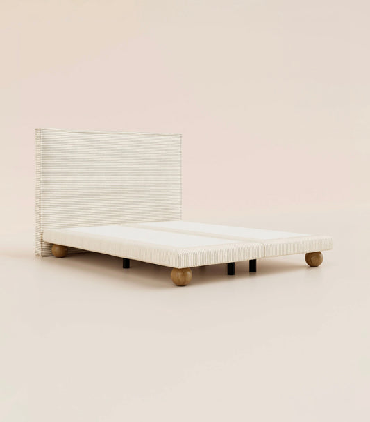 Lit Grand Ours - Velours Sahara