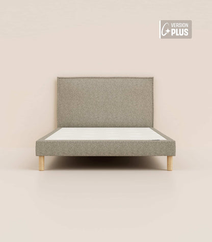 Lit tapissier Gris-Standard