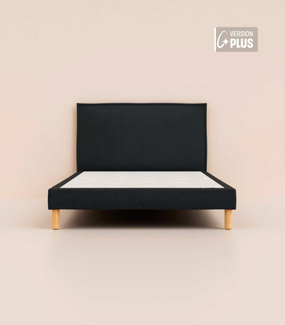 Lit tapissier Noir-Standard