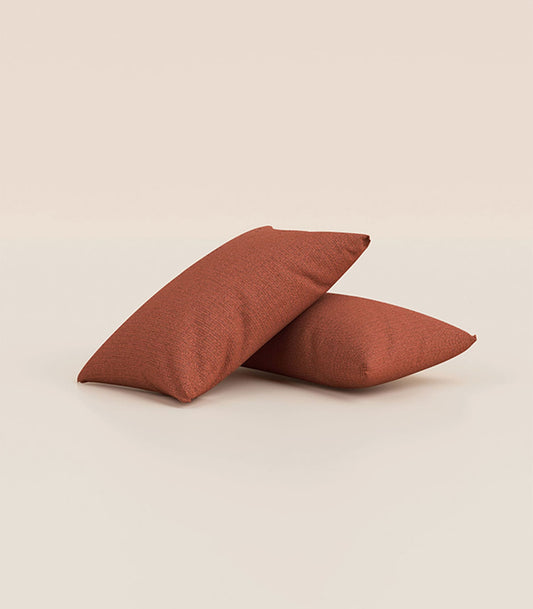 Lot de 2 coussins - Terracotta