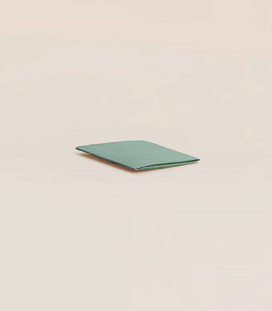 Drap housse percale de coton bio enfant - Vert Sauge