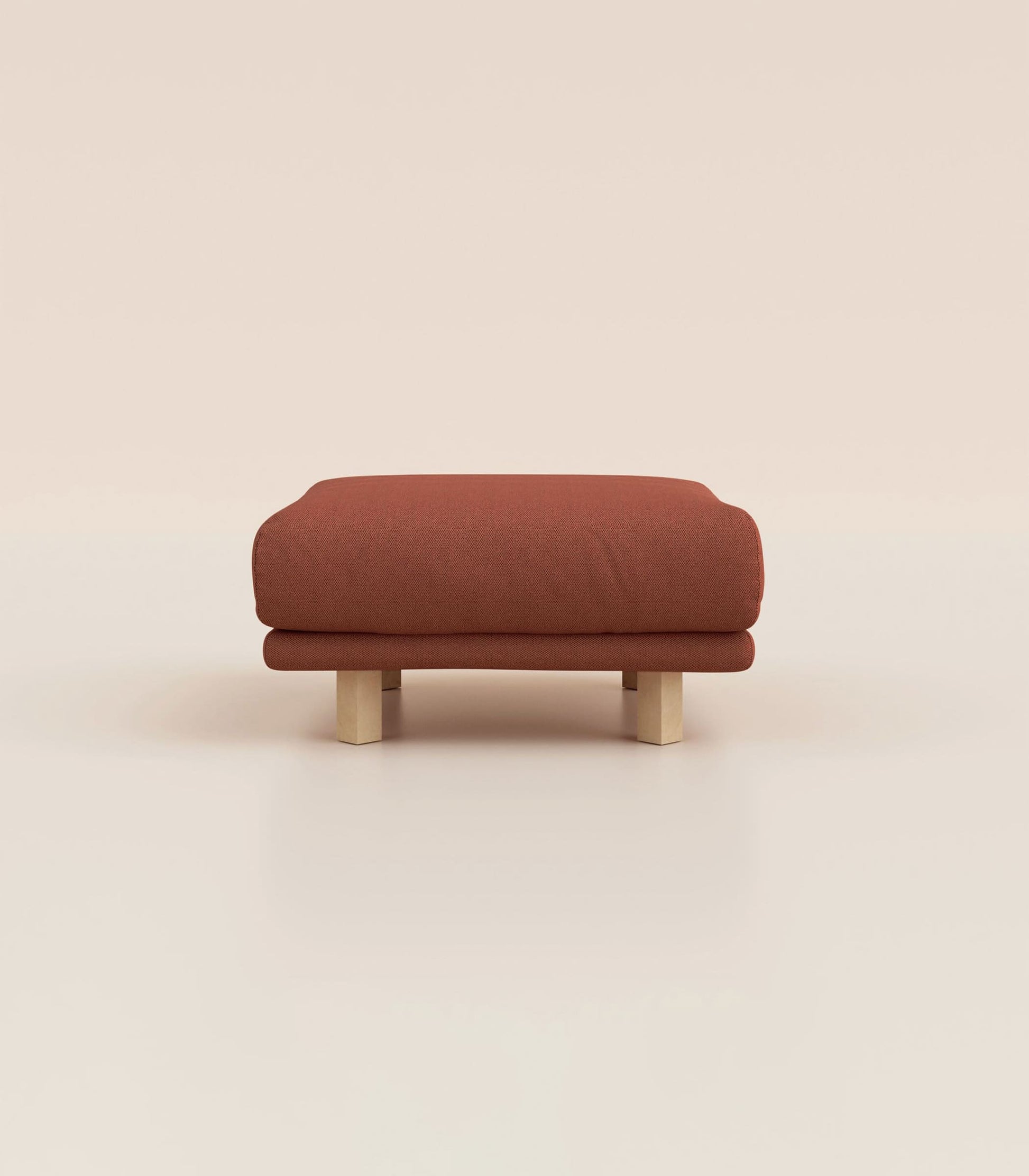 Module d'angle Terracotta-Pieds carrés - Bois clair