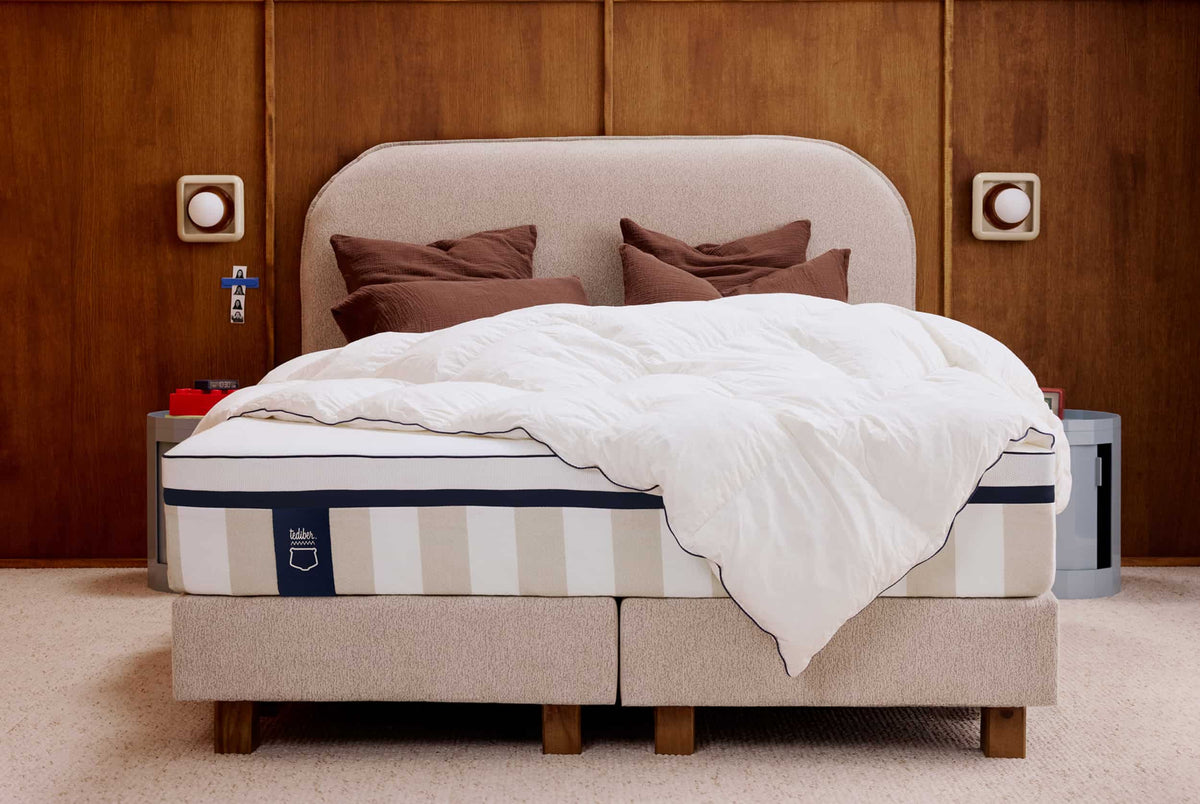 Matelas Hybride Premium Mi-Ferme 27 cm - 8 Couches | Tediber