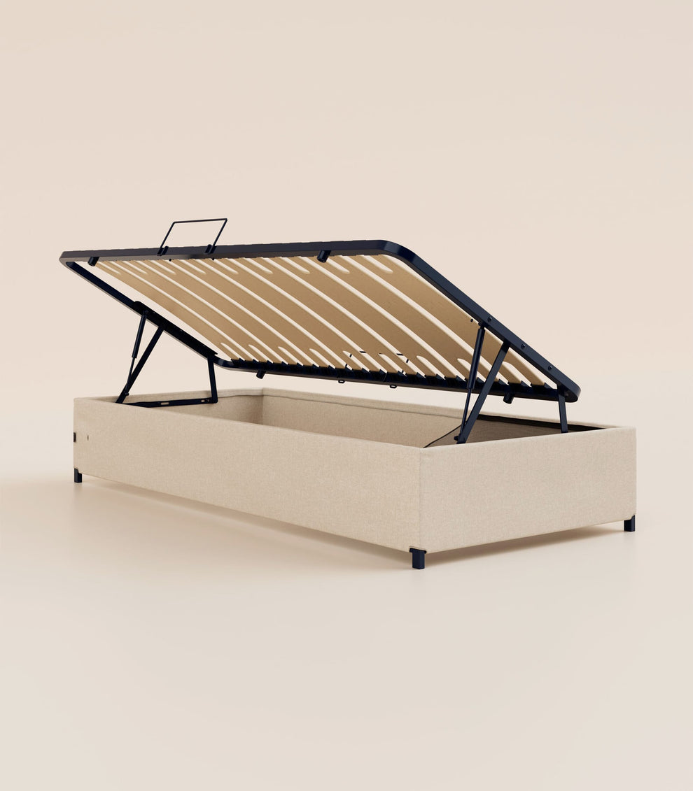 Tedeber Lit coffre enfant - Beige – Tediber