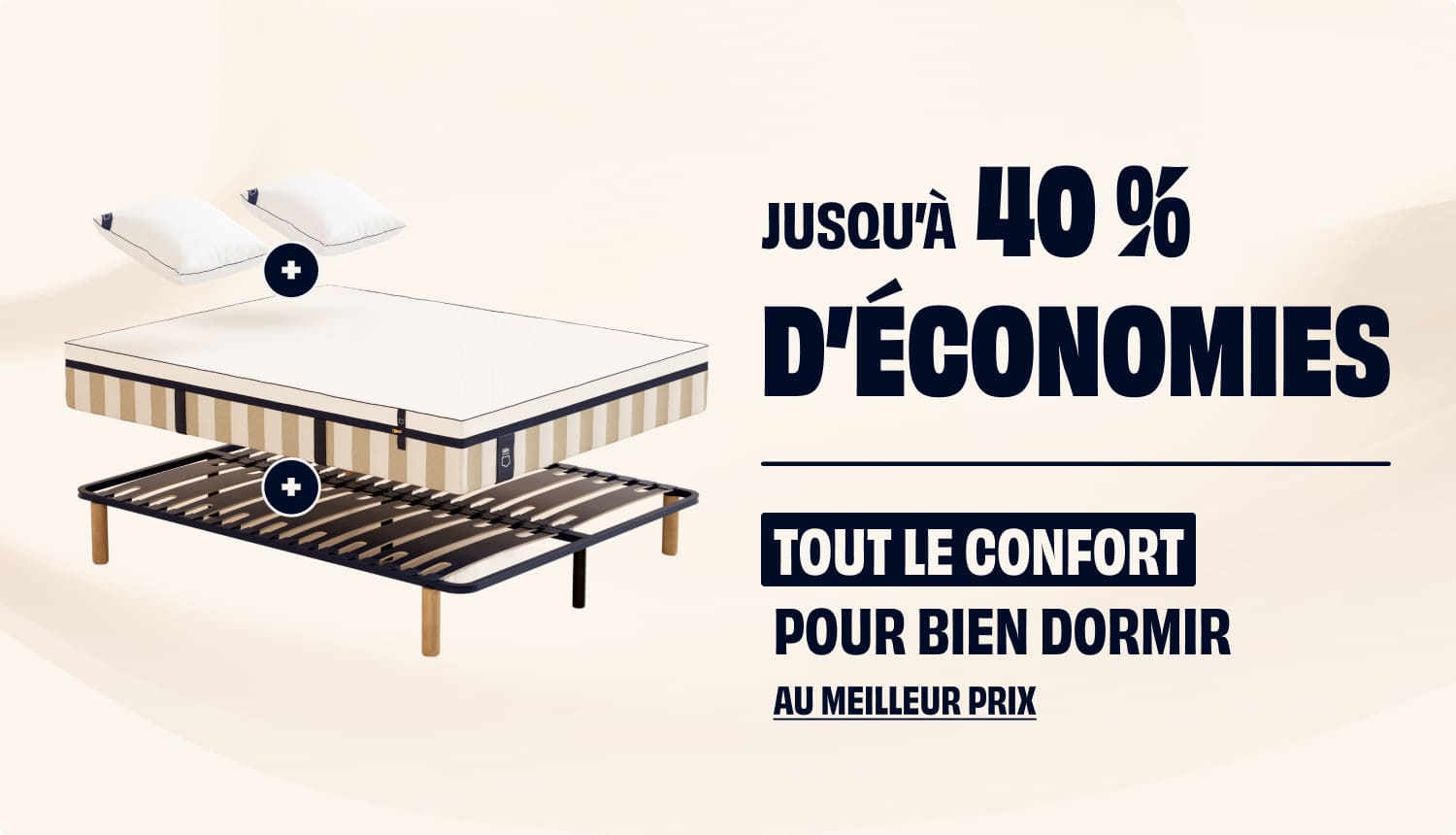 Pack Lit Confort Matelas Hybride Air+-Hybride Air+