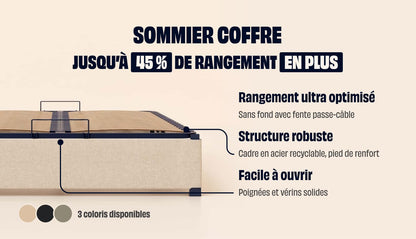 Pack Lit Coffre 5 étoiles Pack Lit Coffre 5 etoiles