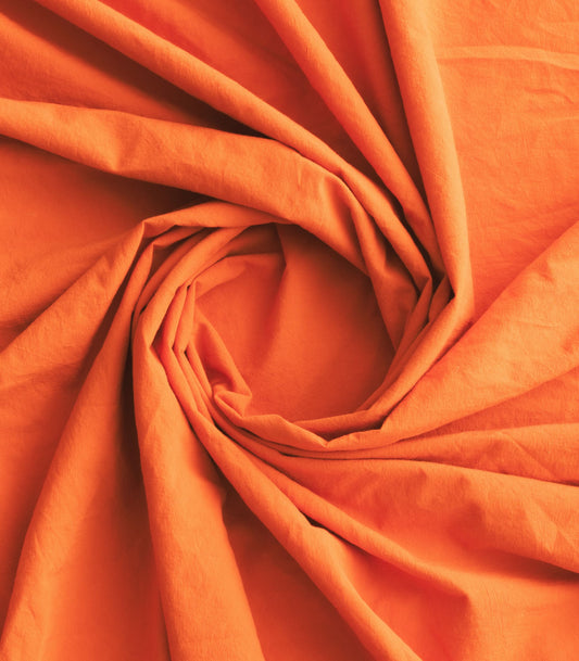 Parure en percale de coton - Orange Magma