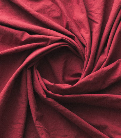 Parure en percale de coton Parure en percale de coton - Rouge Tanin