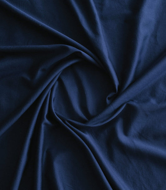 Housse de couette en satin de coton - Bleu meltem