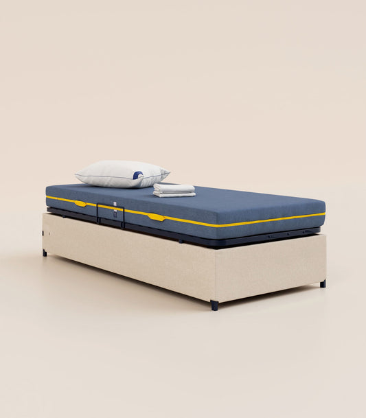 #fr#Grand Tedi|Sommier coffre|Beige