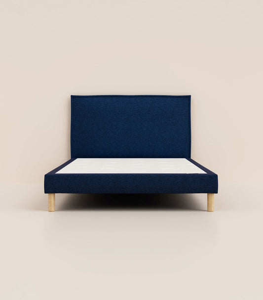 Lit tapissier – Bleu