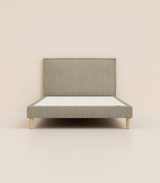 Lit tapissier - Gris