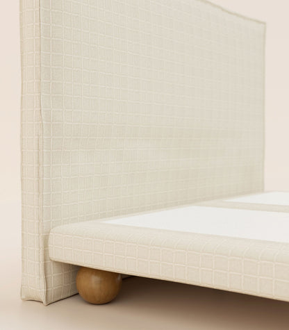 Lit boxspring Tissu Iconique-Lit Céleste - Ronde