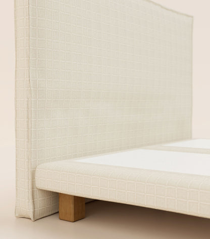 Lit boxspring Tissu Iconique-Lit Céleste - Carrée