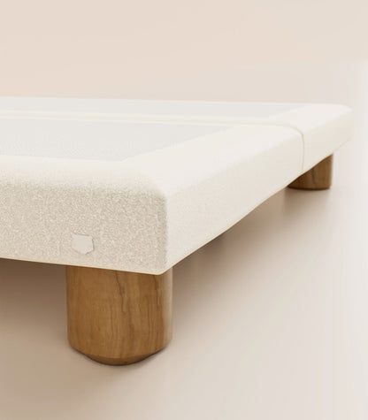 Sommier Grand Ours Bouclette Ivoire-Sommier Céleste - Cylindrique