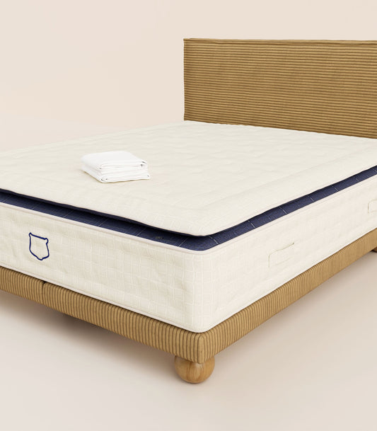 #fr#Lit boxspring|Velours Havane|Lit Céleste - Ronde