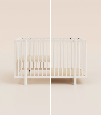 Lit bébé Lit bébé - Blanc craie