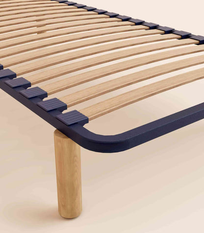 Pack lit 1 place Hybride Plus Matelas Hybride-Hybride Air+-Sommier à lattes-Standard