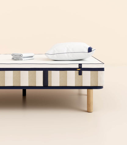 Pack lit 2 places Hybride Plus Matelas Hybride-Hybride Air+-Sommier à lattes-Standard
