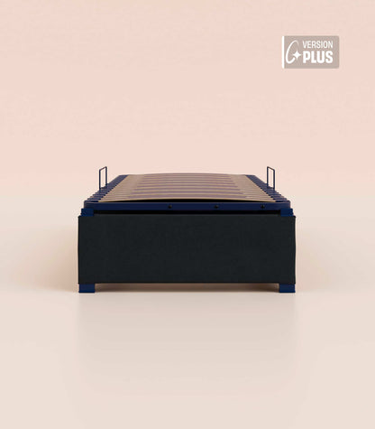 Sommier coffre Noir Anthracite-Plus