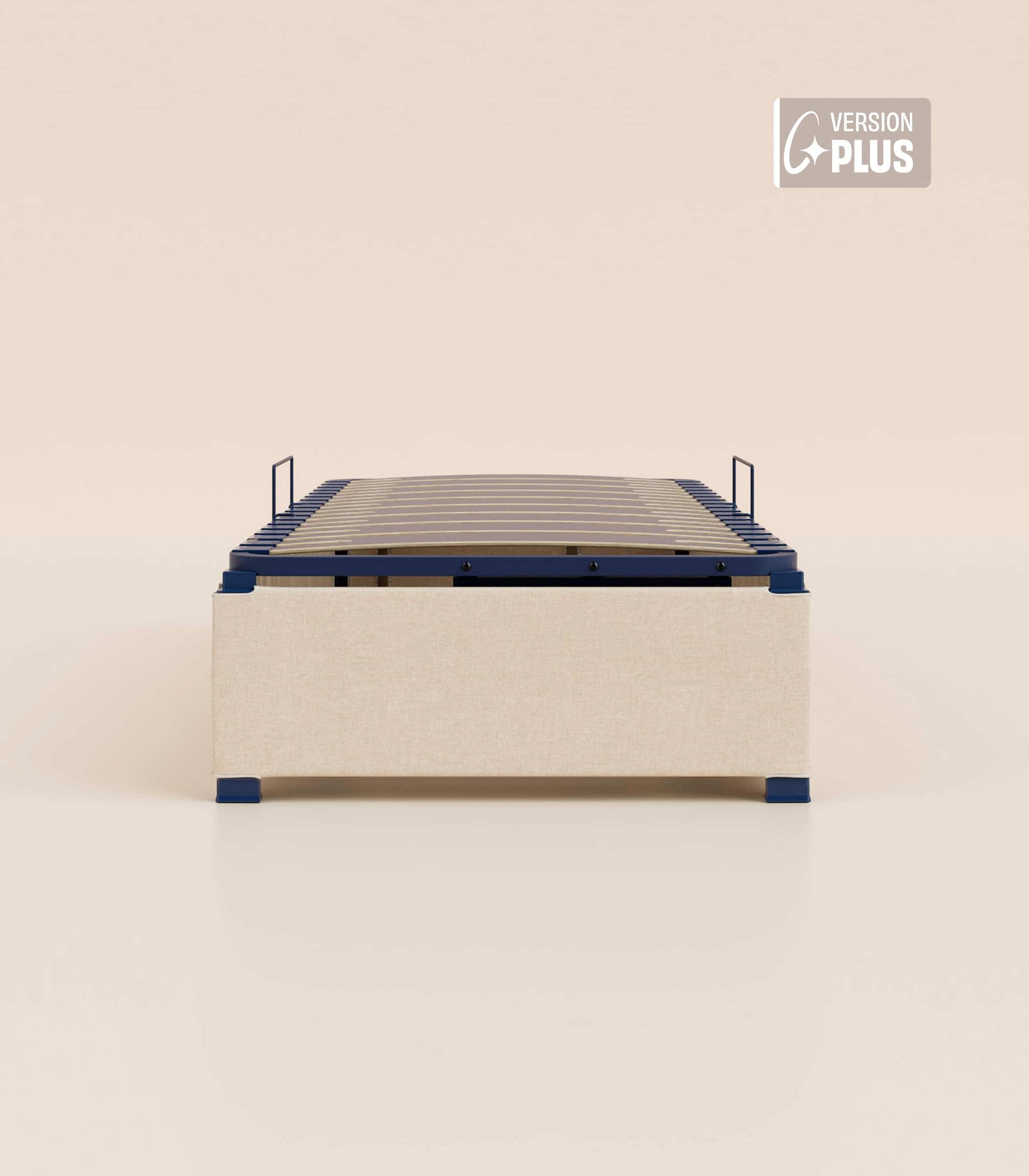 Lit coffre enfant Beige-Plus