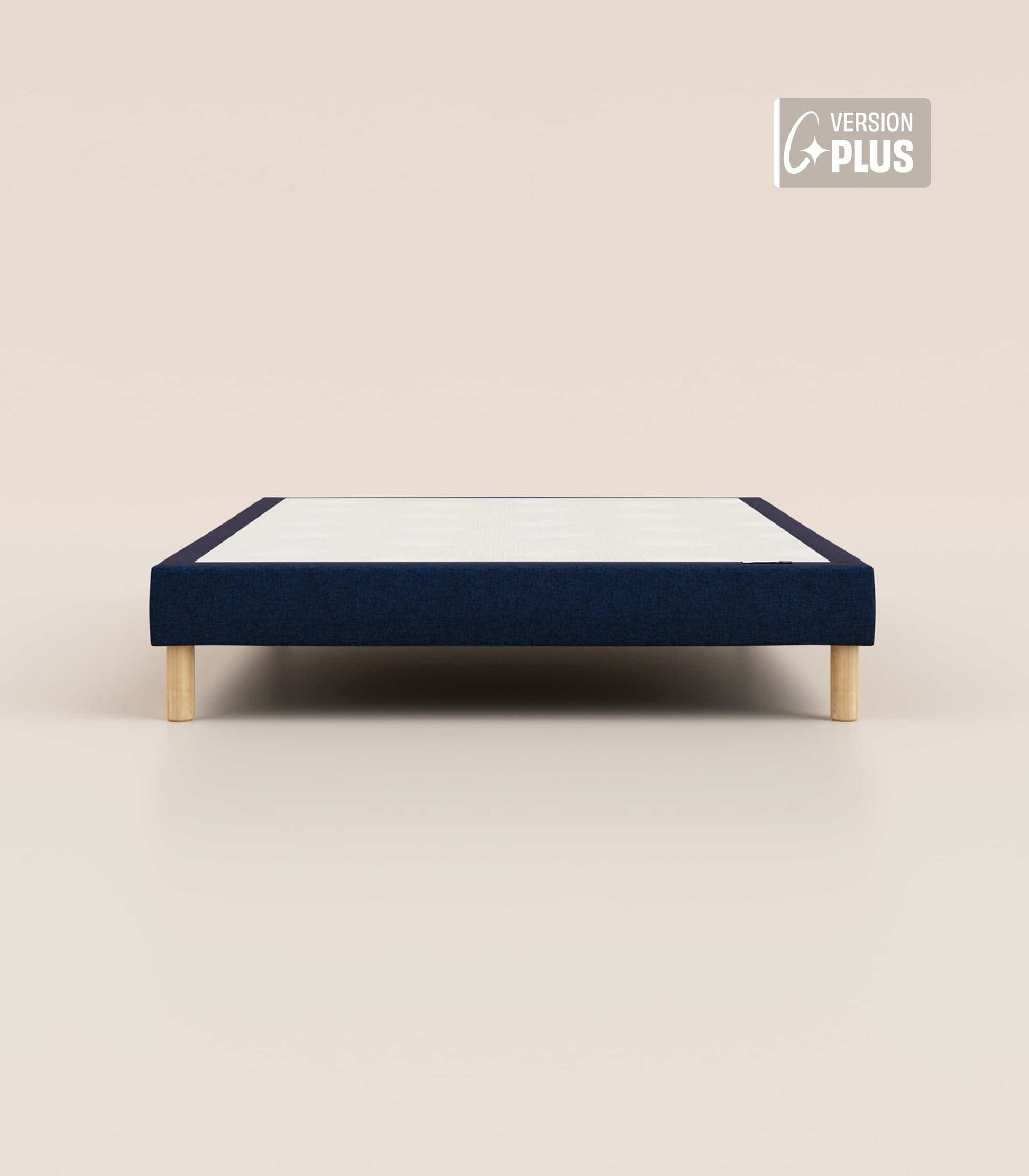 Sommier tapissier Bleu-Pieds Bleus-Plus