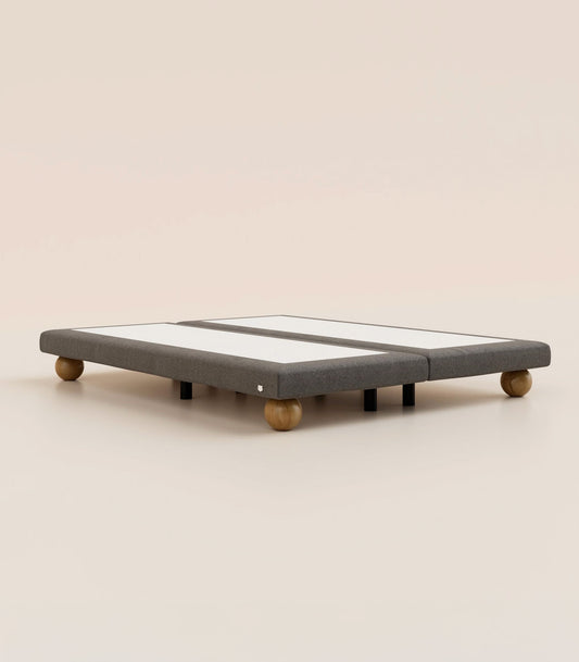 Sommier boxspring - Bouclette Ardoise