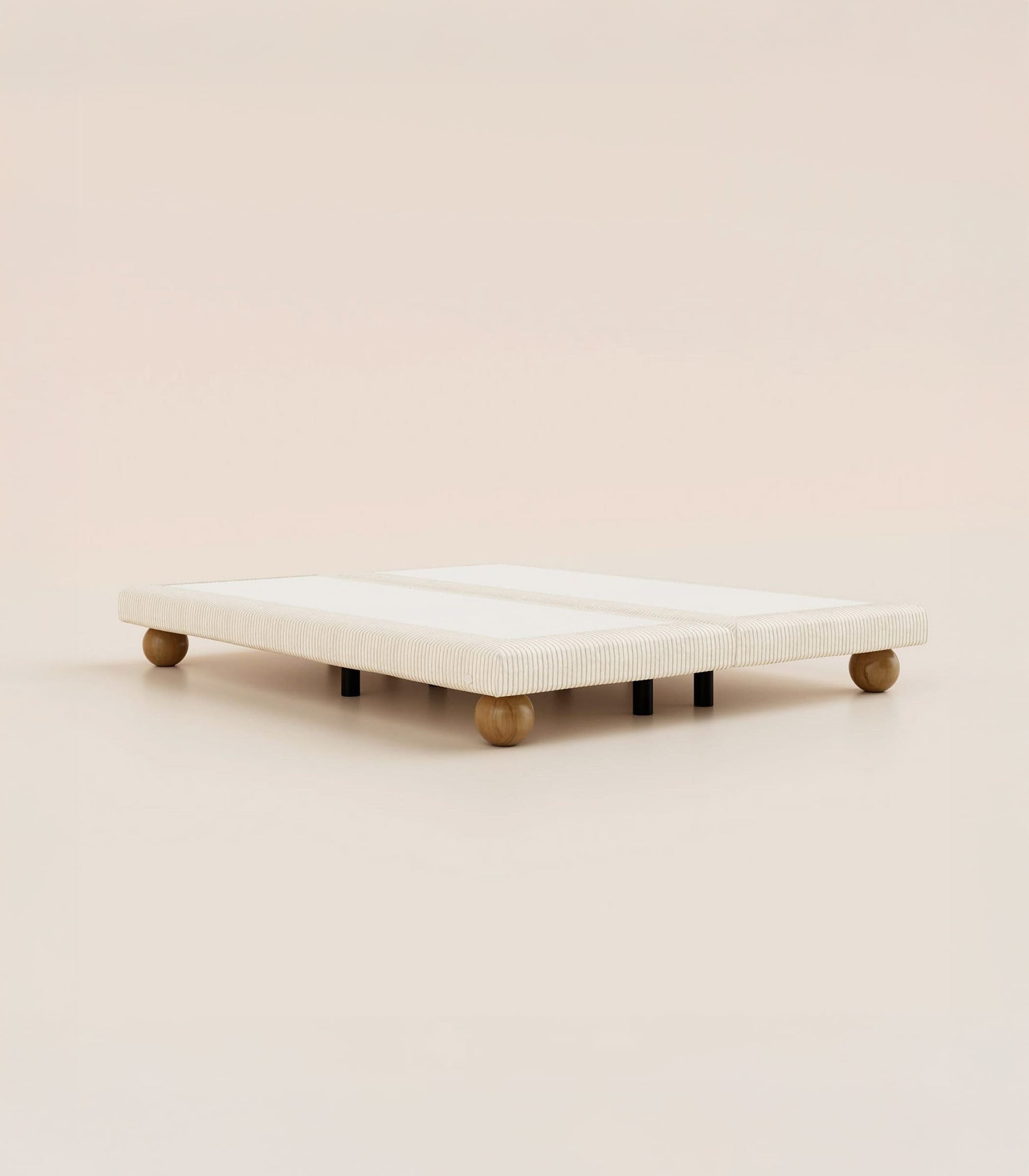 Sommier boxspring Velours Sahara-Sommier Céleste - Ronde